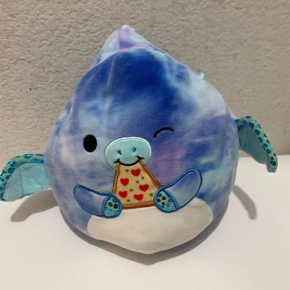 Squishmallow 8" Talib Pterodactyl w/ Pizza Valentines Soft Toy Plush Squish.